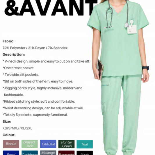 Hospital Uniform Frosted Nurse Hospital - Supreme scrub Boutique