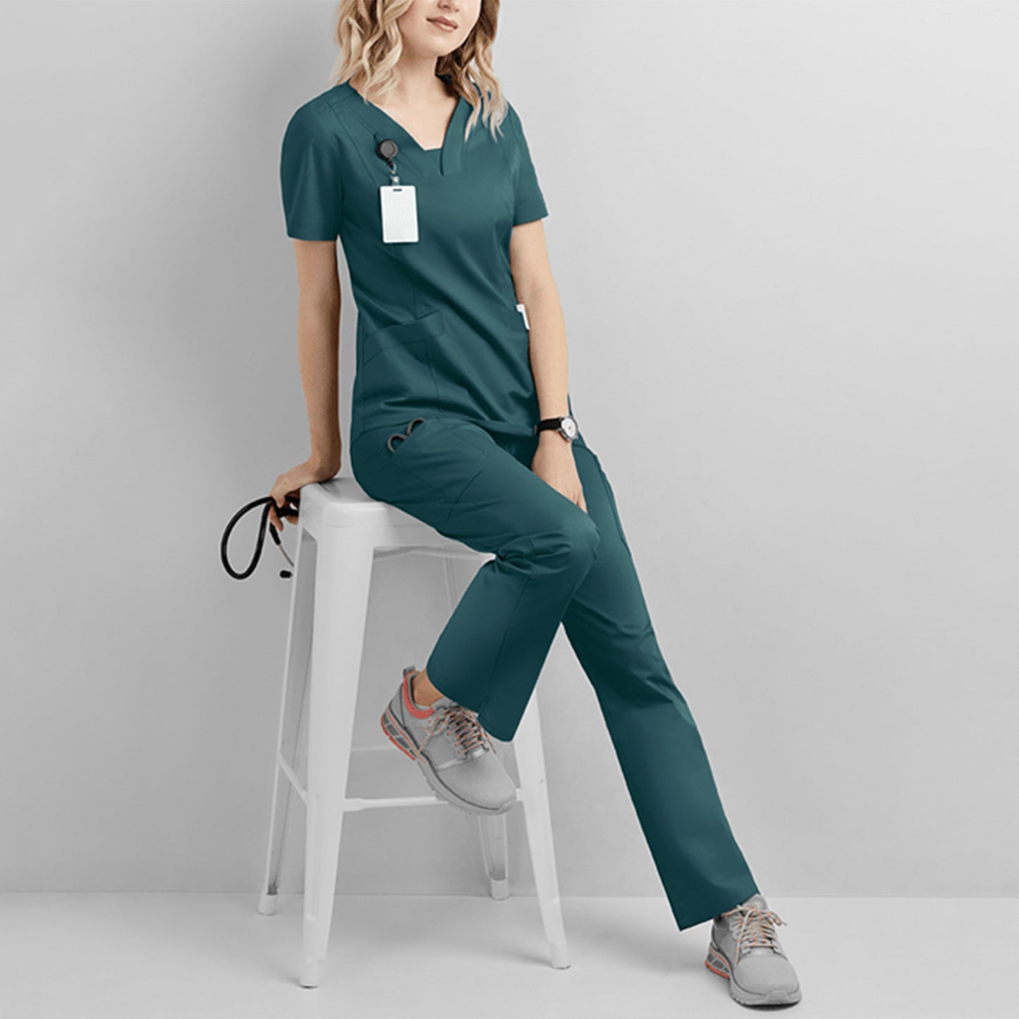 Operating Room Short Sleeved Nurse Uniform Suit Nurse Surgeon - Supreme scrub Boutique